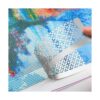 3 reglas de pintura de diamantes de acero inoxidable con