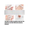 3 reglas de pintura de diamantes de acero inoxidable con