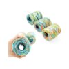 3 rollos de cinta de rafia de papel de colores 262.5 ft