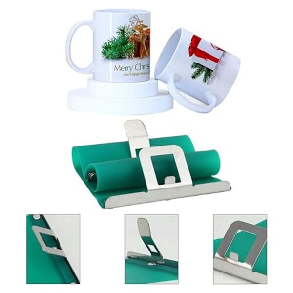 3 unids 15OZ sublimación silicona taza envuelve 3D