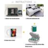3 unids 15OZ sublimación silicona taza envuelve 3D