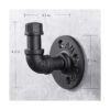 3 unidades de estilo industrial para ropa de baño