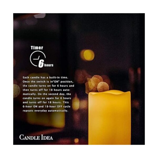 3 velas LED impermeables de 4 pulgadas 5 pulgadas 6_3