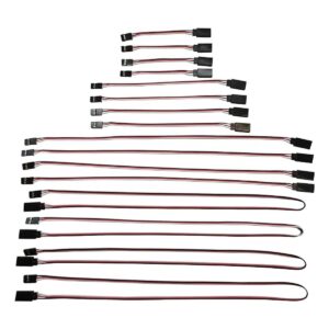 3 6 12 24 estilo Futaba Servo Extension Variety Pack_1