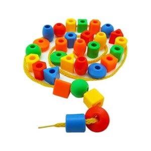 30 Jumbo ensartar abalorio con cadena de cordones bebé_1
