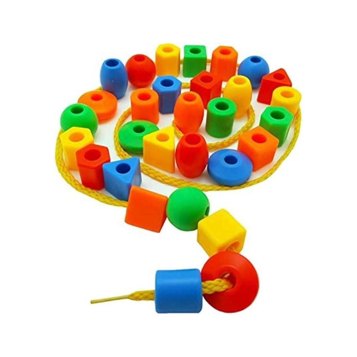 30 Jumbo ensartar abalorio con cadena de cordones bebé