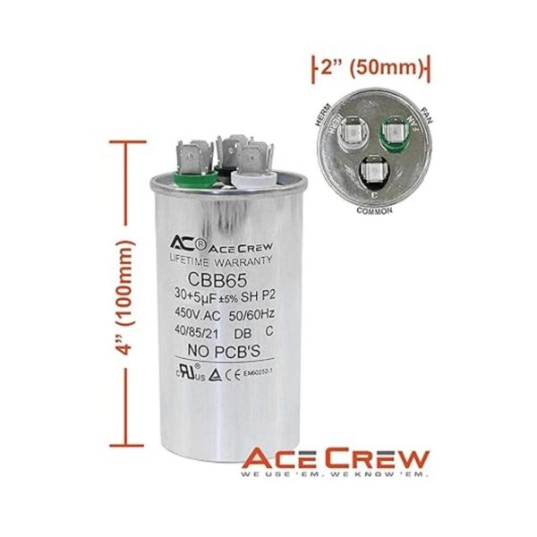 30 5 condensadores de doble funcionamiento 440 VCA UL_2