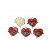 30 abalorios de corazón con diseño de corazón esmaltado_5