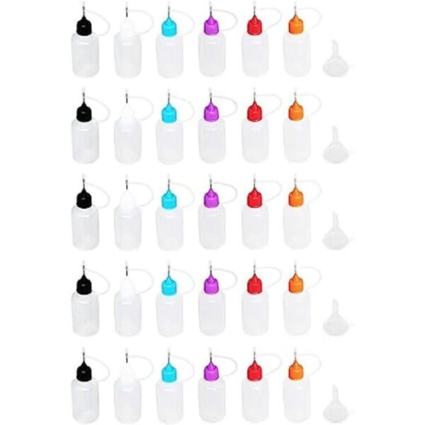 30 botellas aplicadoras de punta de precisión incluyendo_1