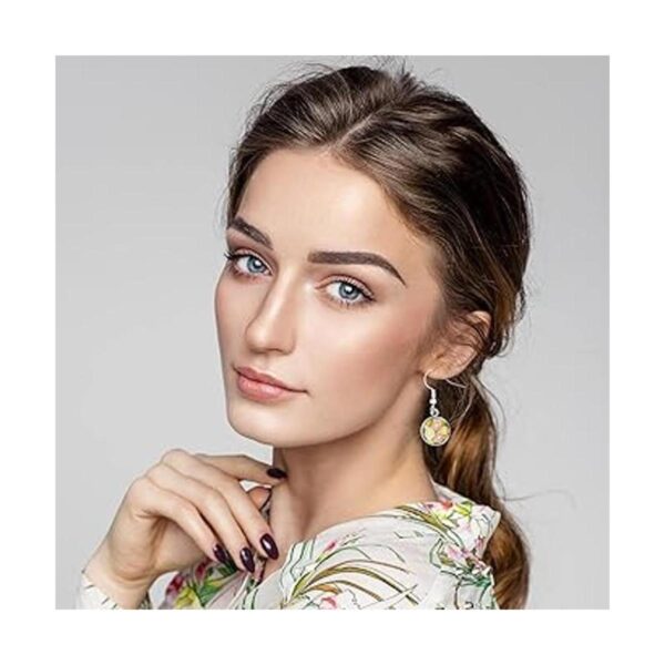 30 aretes de sublimación en blanco para el día de San