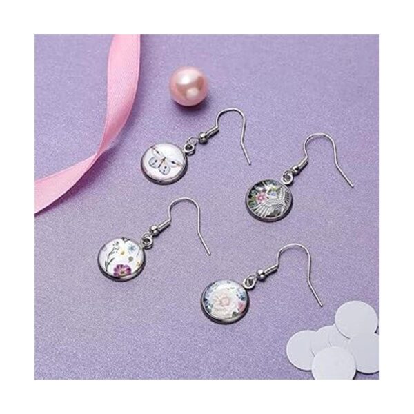 30 aretes de sublimación en blanco para el día de San