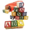 30 bloques con letras de colores de Skoolzy Juguete de_1