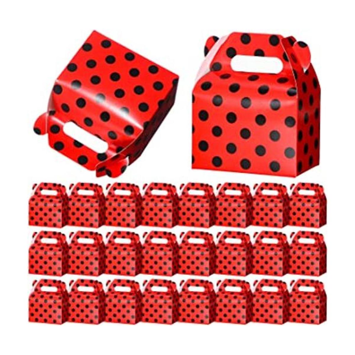 30 cajas de regalo para fiestas temáticas de mariquitas