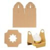 30 cajas individuales para magdalenas con ventana y asa