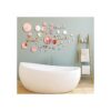 30 calcomanías de pared de baño cepillo de lavado_2