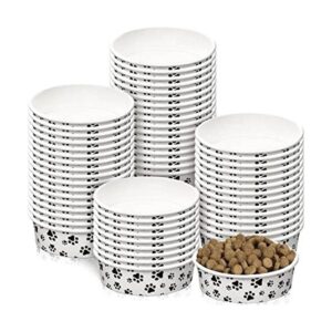 30 cuencos desechables de alimentación para perros