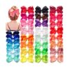 30 colores para bebés y niñas lazos grandes de pelo de 6_1