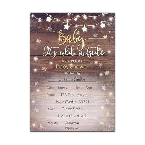 30 invitaciones para la ducha de bebé para niño o niña con_3