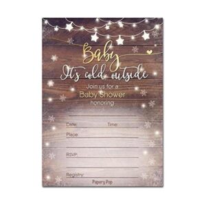 30 invitaciones para la ducha de bebé para niño o niña con_1