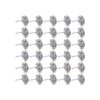30 piezas de 0.984 in de diamantes de imitación de coser