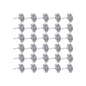 30 piezas de 0.984 in de diamantes de imitación de coser