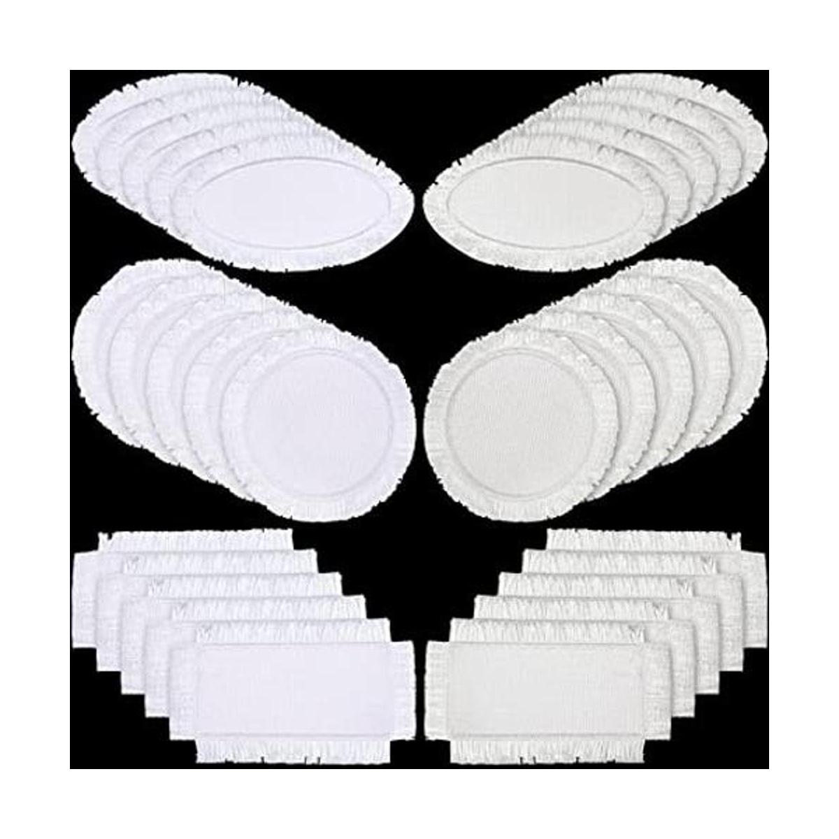30 parches de sublimación de tela para planchar en blanco