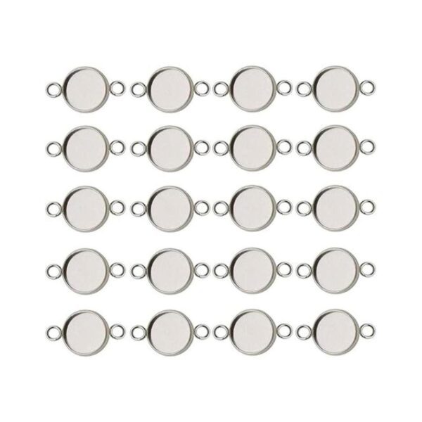 30 piezas de 0.709 in en blanco colgante bandeja base_1