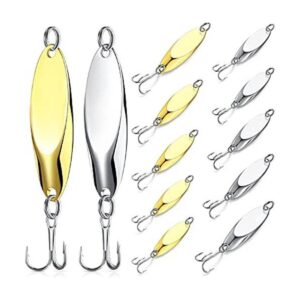 30 piezas de cucharas de pesca anzuelos agudos cucharas_1