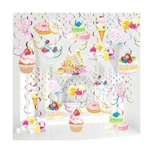 30 piezas de decoraciones de remolinos colgantes de_1