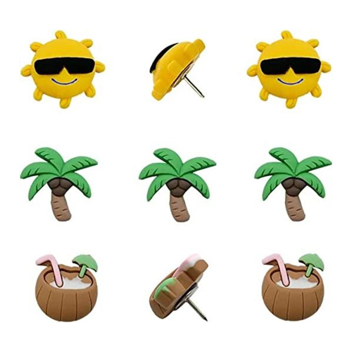 30 piezas de chinchetas lindas para decoración del sol de