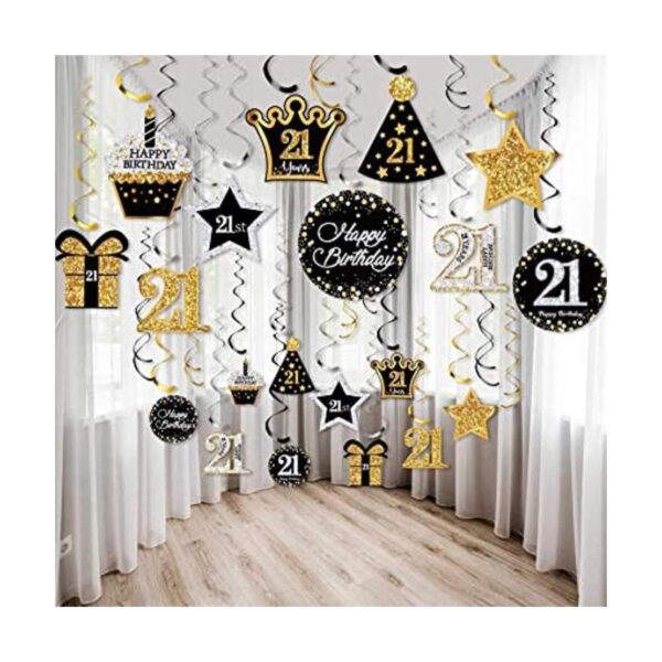 30 piezas de decoraciones de fiesta de cumpleaños número_1