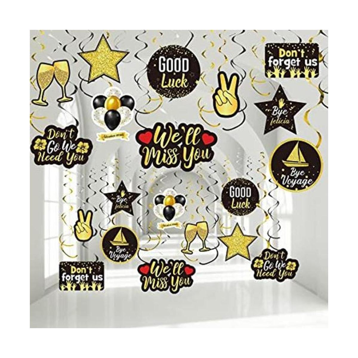 30 piezas de decoraciones de fiesta de despedida