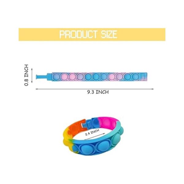 30 piezas de pulseras de burbujas para recuerdos de