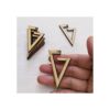 30 piezas de madera pendientes en blanco accesorios de