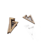30 piezas de madera pendientes en blanco accesorios de