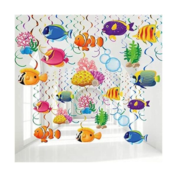 30 piezas de remolinos colgantes de peces tropicales_1