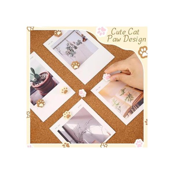 30 pines decorativos de pata de gato para decoración de