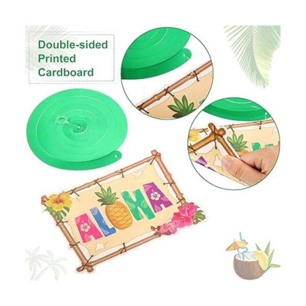 30 piezas hawaianas Luau para fiesta de cumpleaños_3
