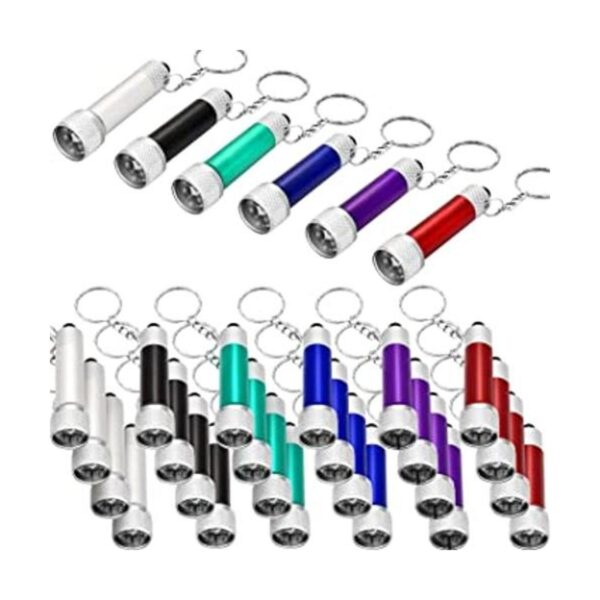 30 piezas mini linterna LED llavero portátil de 5