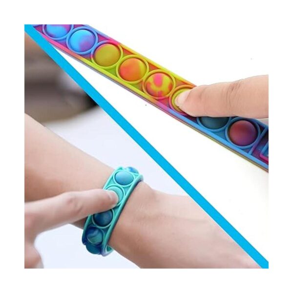 30 pulseras de juguete para la ansiedad con burbujas para_3