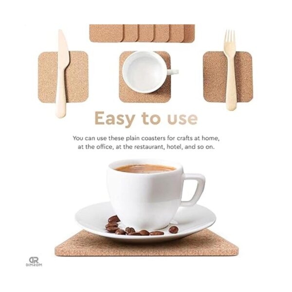 30 posavasos de corcho para bebidas absorbentes posavasos