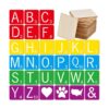 30 plantillas de azulejos estilo Scrabble de 5 pulgadas
