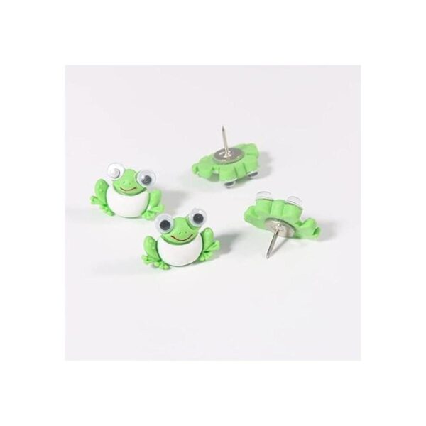30 pinzas decorativas de rana para pulgar uñas de pulgar
