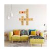 30 plantillas de azulejos estilo Scrabble de 5 pulgadas