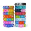30 pulseras de juguete para la ansiedad con burbujas para_4