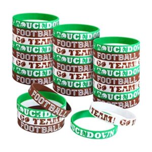 30 pulseras de silicona para fiesta de fútbol accesorios