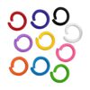 300 anillos abiertos de metal de 10 colores de 0.315 in