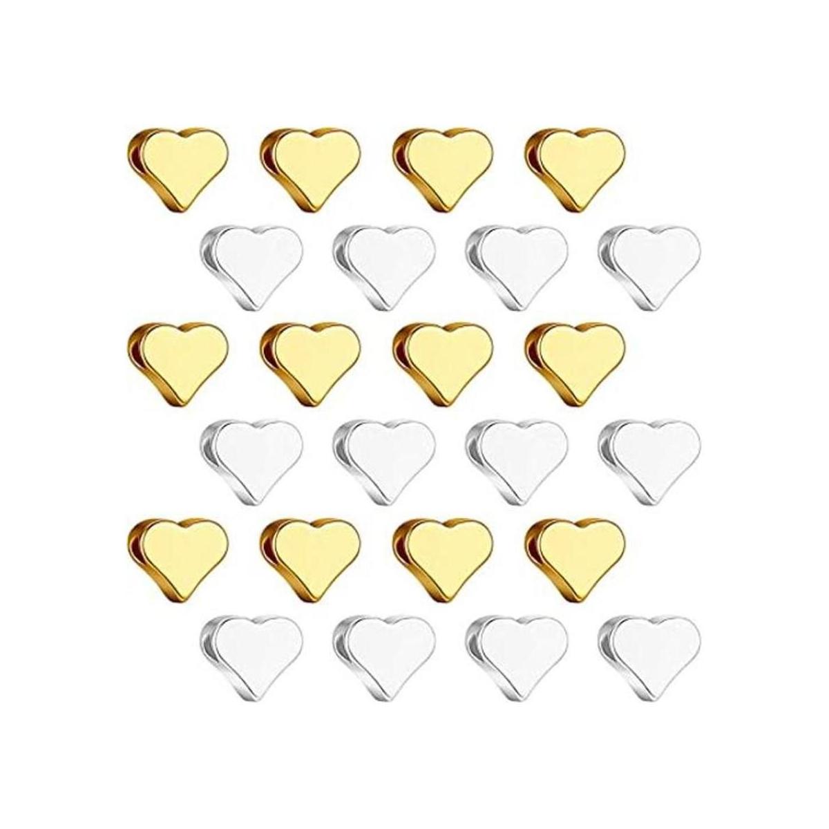 300 cuentas de corazón cuentas espaciadoras de corazón