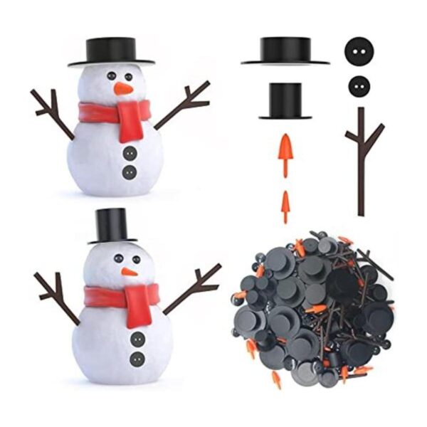 300 piezas de manualidades de muñeco de nieve kits de