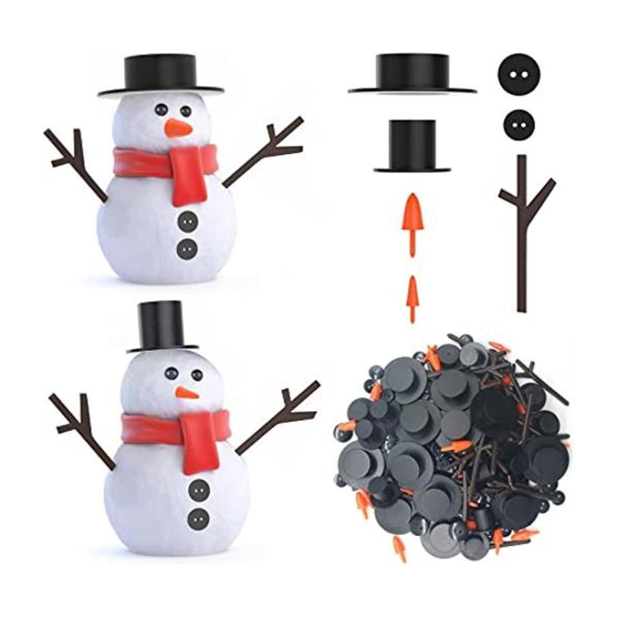300 piezas de manualidades de muñeco de nieve kits de
